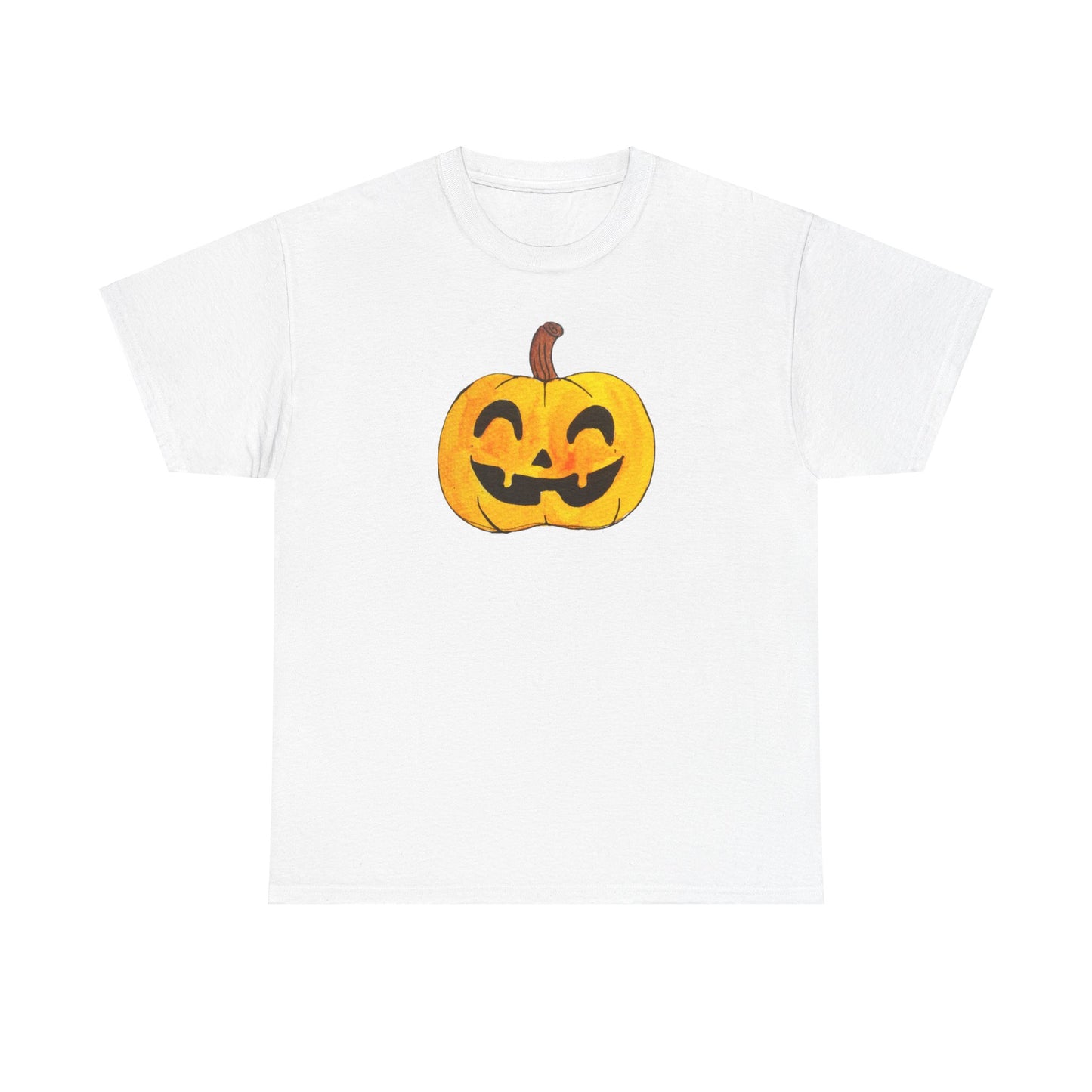 Unisex Heavy Cotton Tee - Pumpkin smile