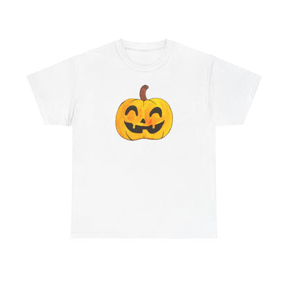 Unisex Heavy Cotton Tee - Pumpkin smile