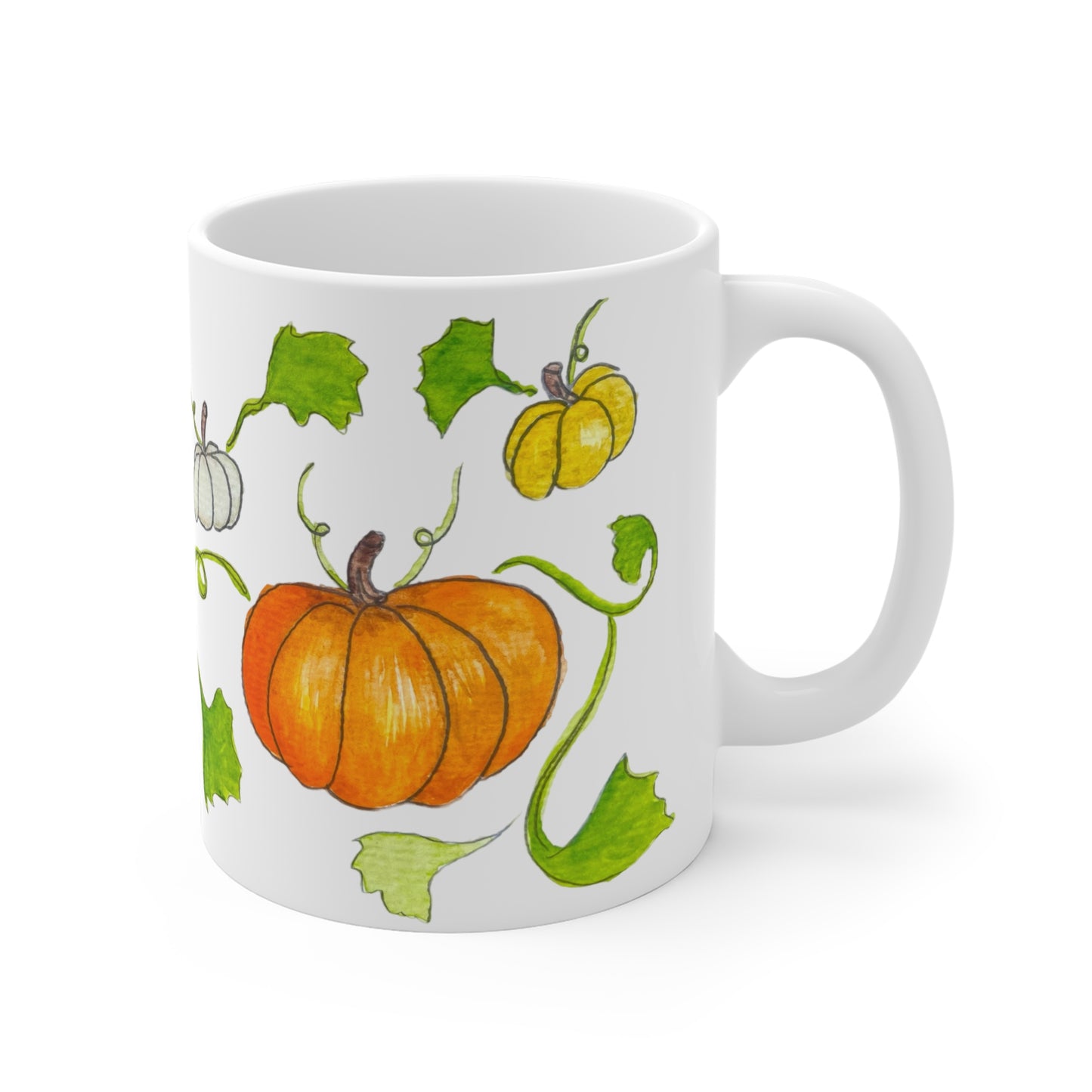 Ceramic Mugs (11oz\15oz\20oz) pumpkin patch