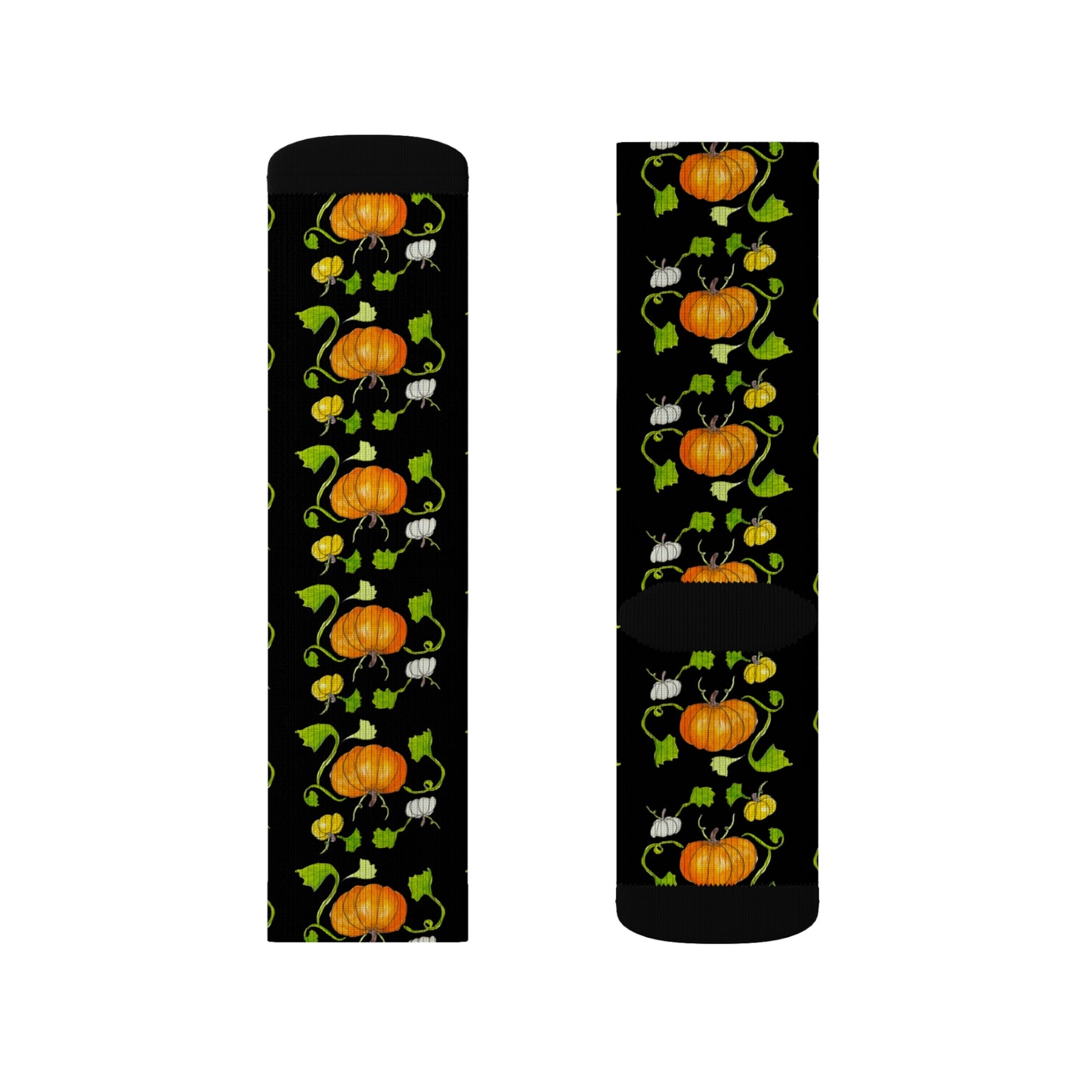 Sublimation Socks - Pumpkin black