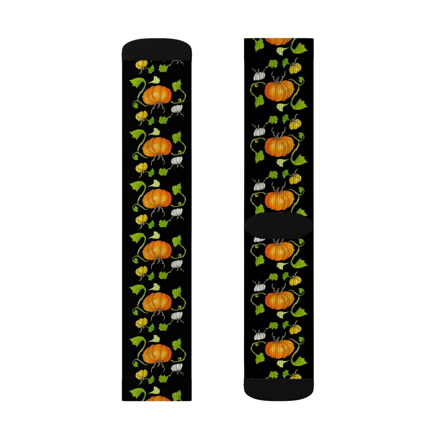 Sublimation Socks - Pumpkin black