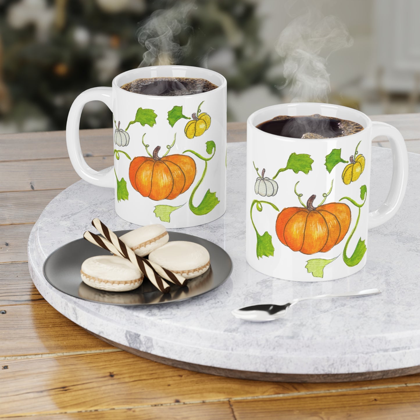 Ceramic Mugs (11oz\15oz\20oz) pumpkin patch