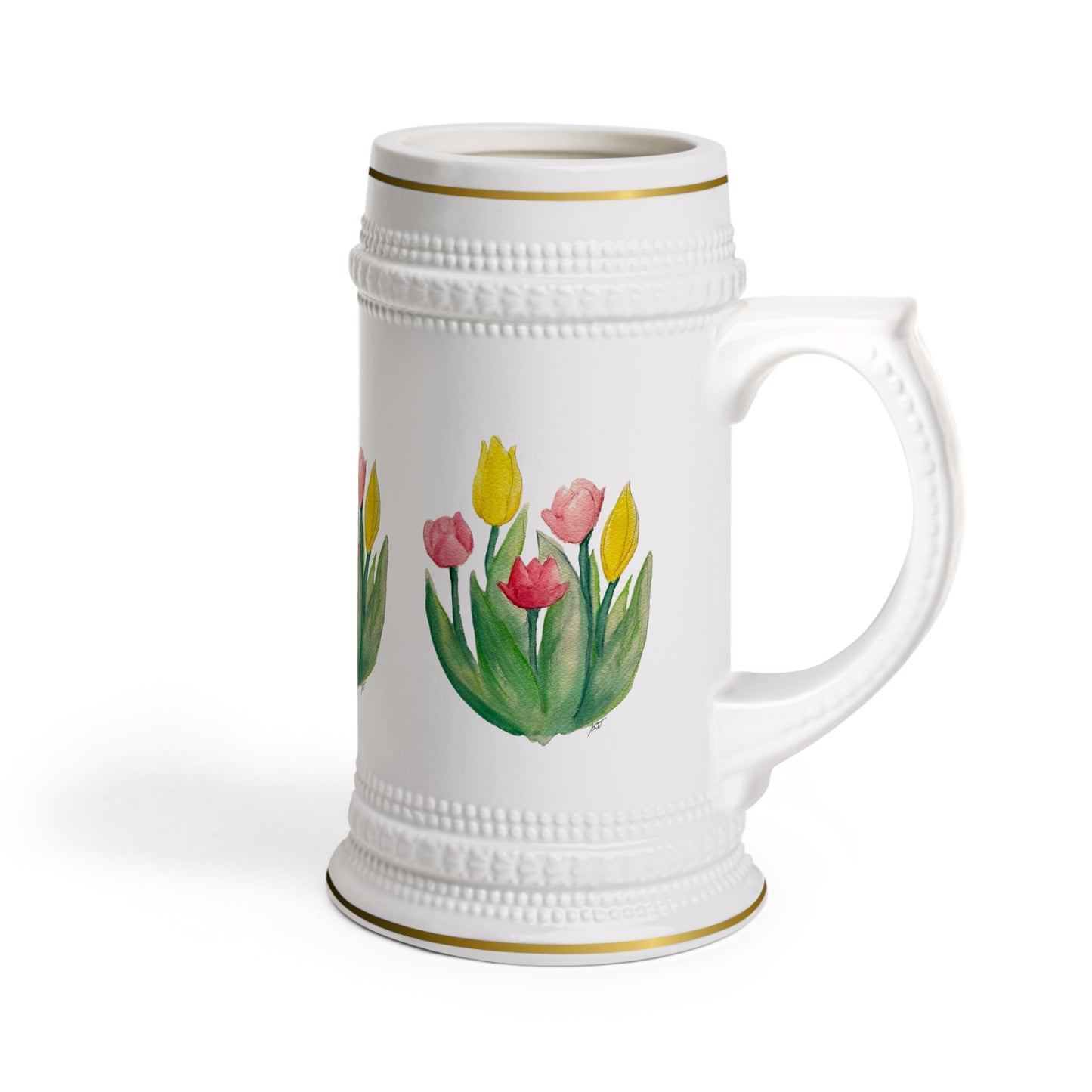 Stein Mug - Tulips