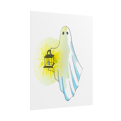 Rolled Posters - colored ghost