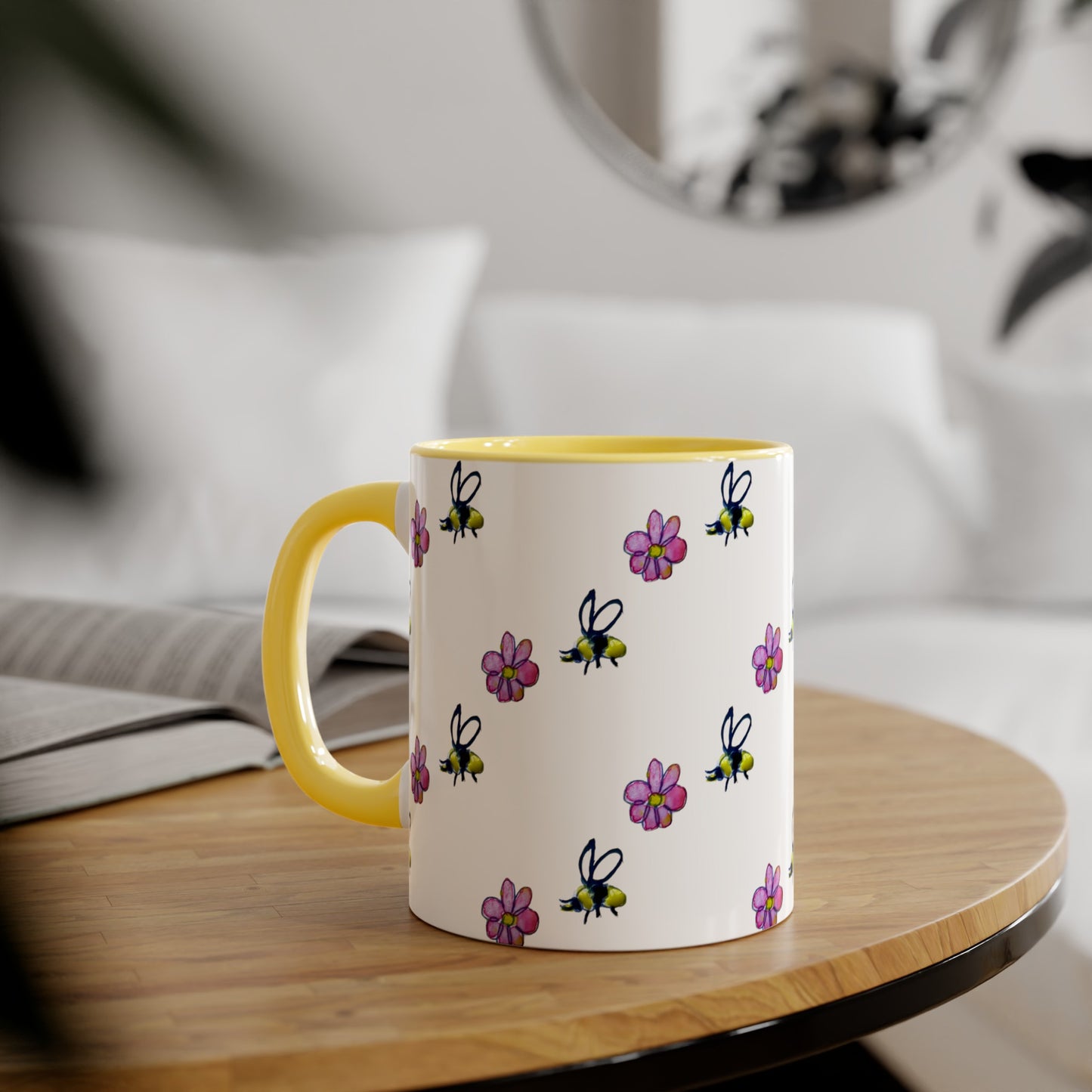 Accent Mugs, 11oz bees v2