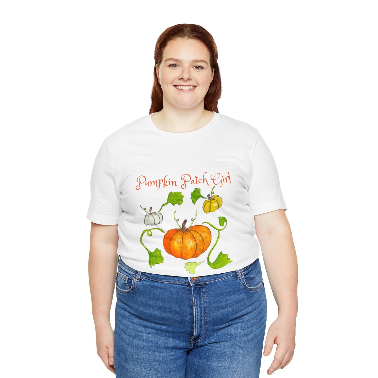 Unisex Jersey Short Sleeve Tee - Pumpkin patch Girl