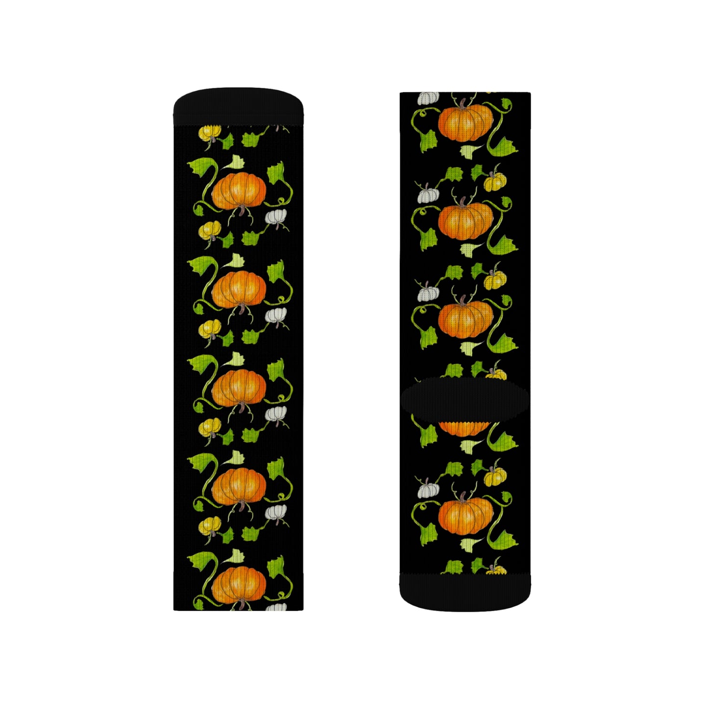 Sublimation Socks - Pumpkin black