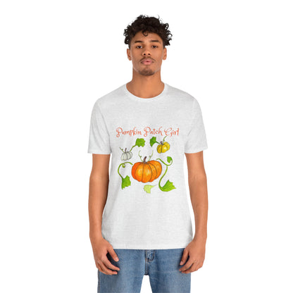 Unisex Jersey Short Sleeve Tee - Pumpkin patch Girl