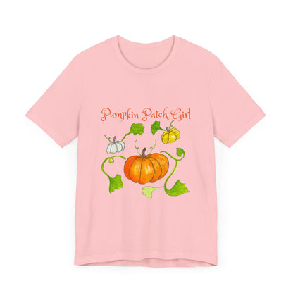 Unisex Jersey Short Sleeve Tee - Pumpkin patch Girl