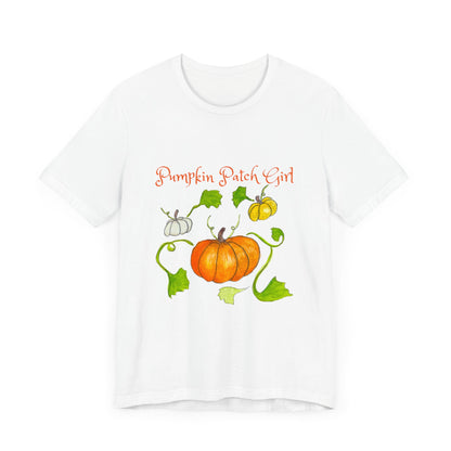 Unisex Jersey Short Sleeve Tee - Pumpkin patch Girl