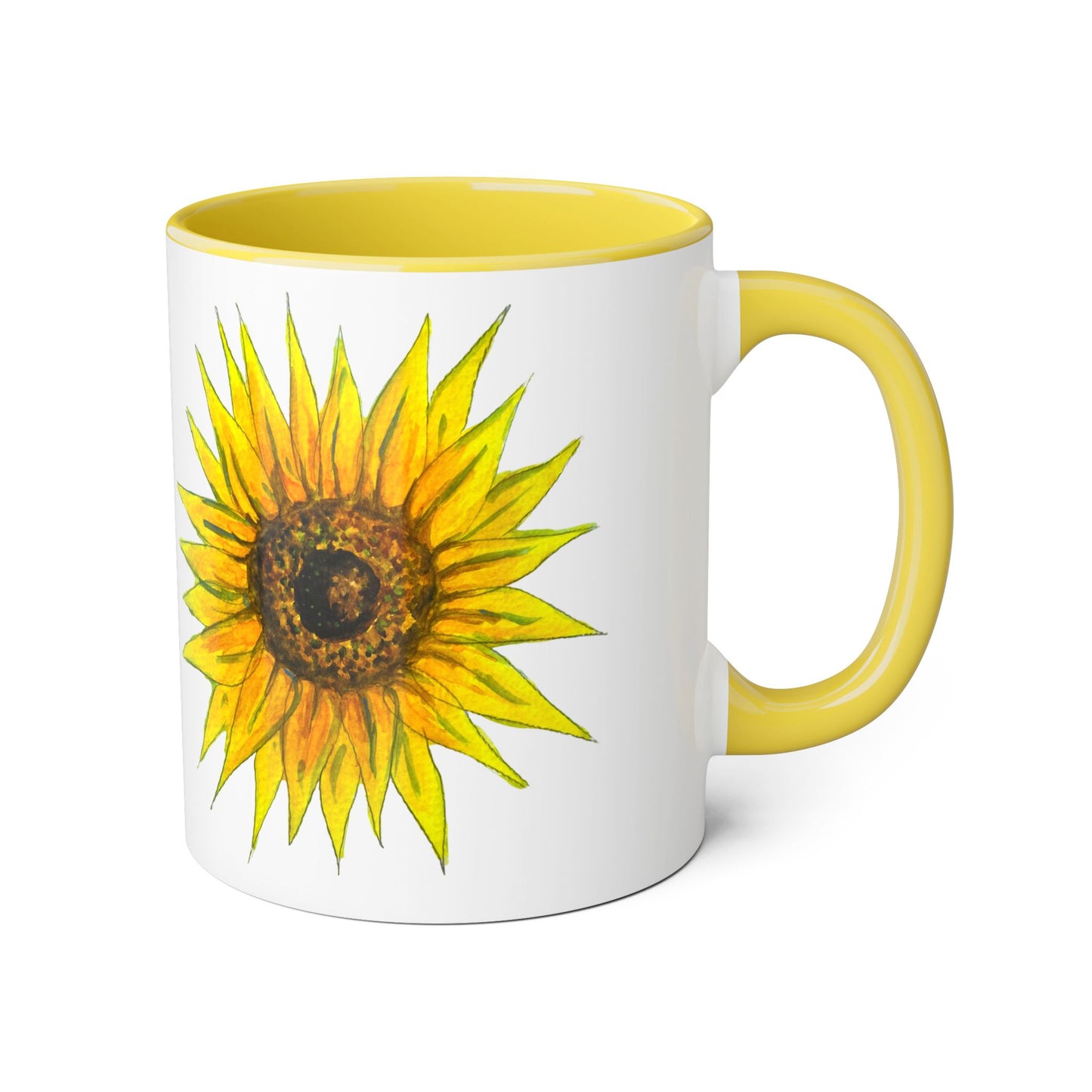 Accent Mugs, 11oz - sunflower