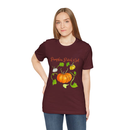 Unisex Jersey Short Sleeve Tee - Pumpkin patch Girl