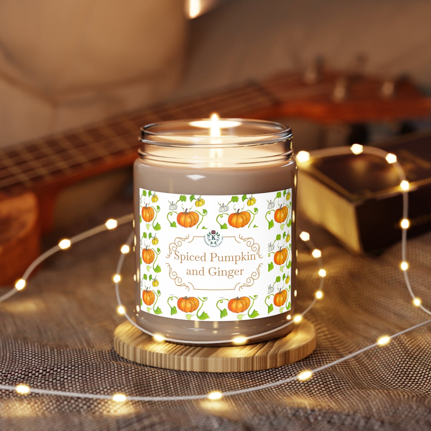 Scented Candles, 9oz - Pumpkin Ginger