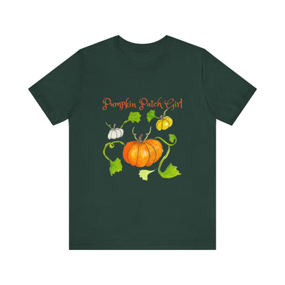 Unisex Jersey Short Sleeve Tee - Pumpkin patch Girl