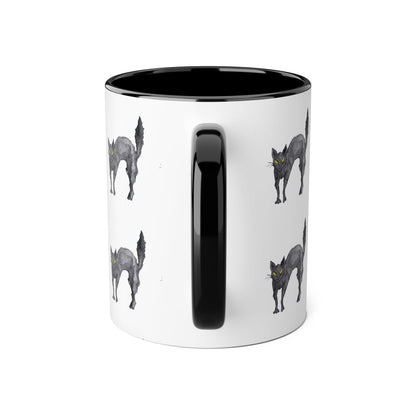 Accent Mugs, 11oz - Scared cat