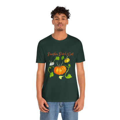 Unisex Jersey Short Sleeve Tee - Pumpkin patch Girl