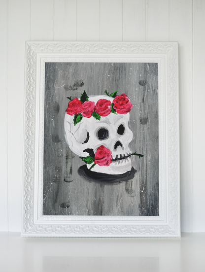 Crâne romantique -Imprimé | Skull lover Print