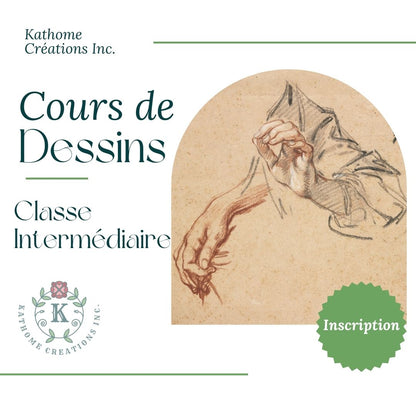 Cours de dessins - Intermédiaire ( pour tous ) Lundi 13h à 16h