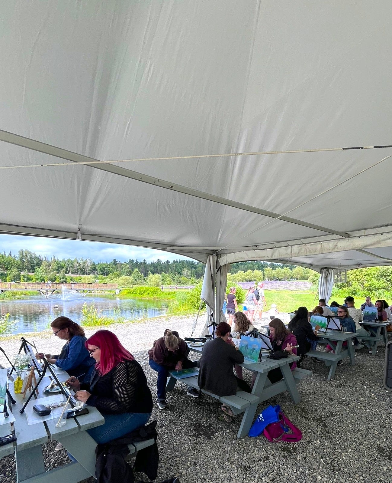 Peinture dans un champ de Lavande🪻Juillet 2026 (liste d'attente)