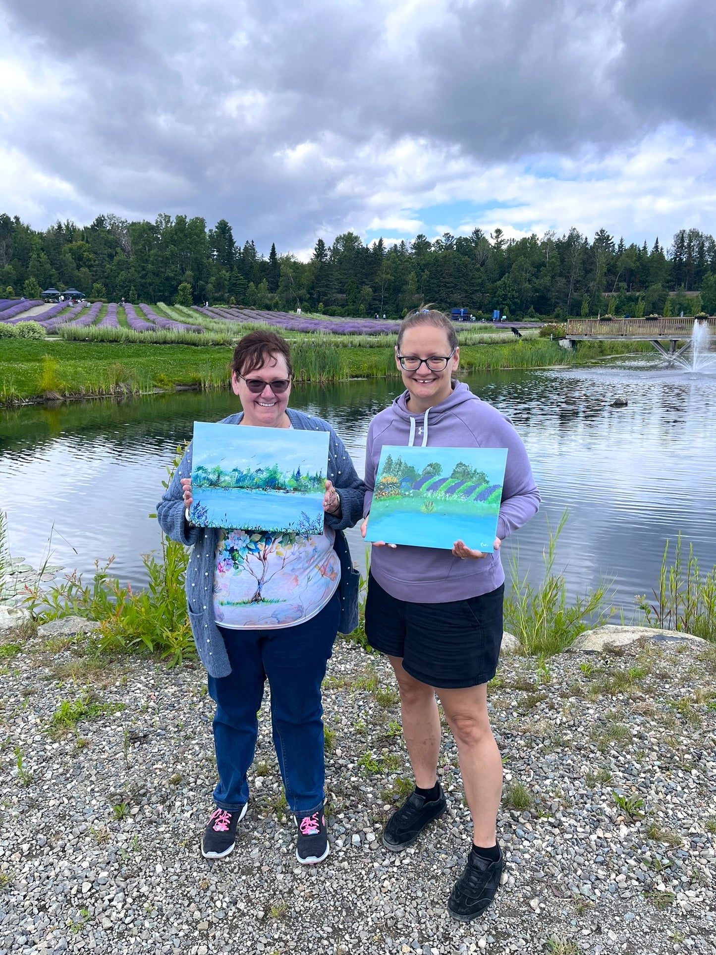 Peinture dans un champ de Lavande🪻Juillet 2026 (liste d'attente)