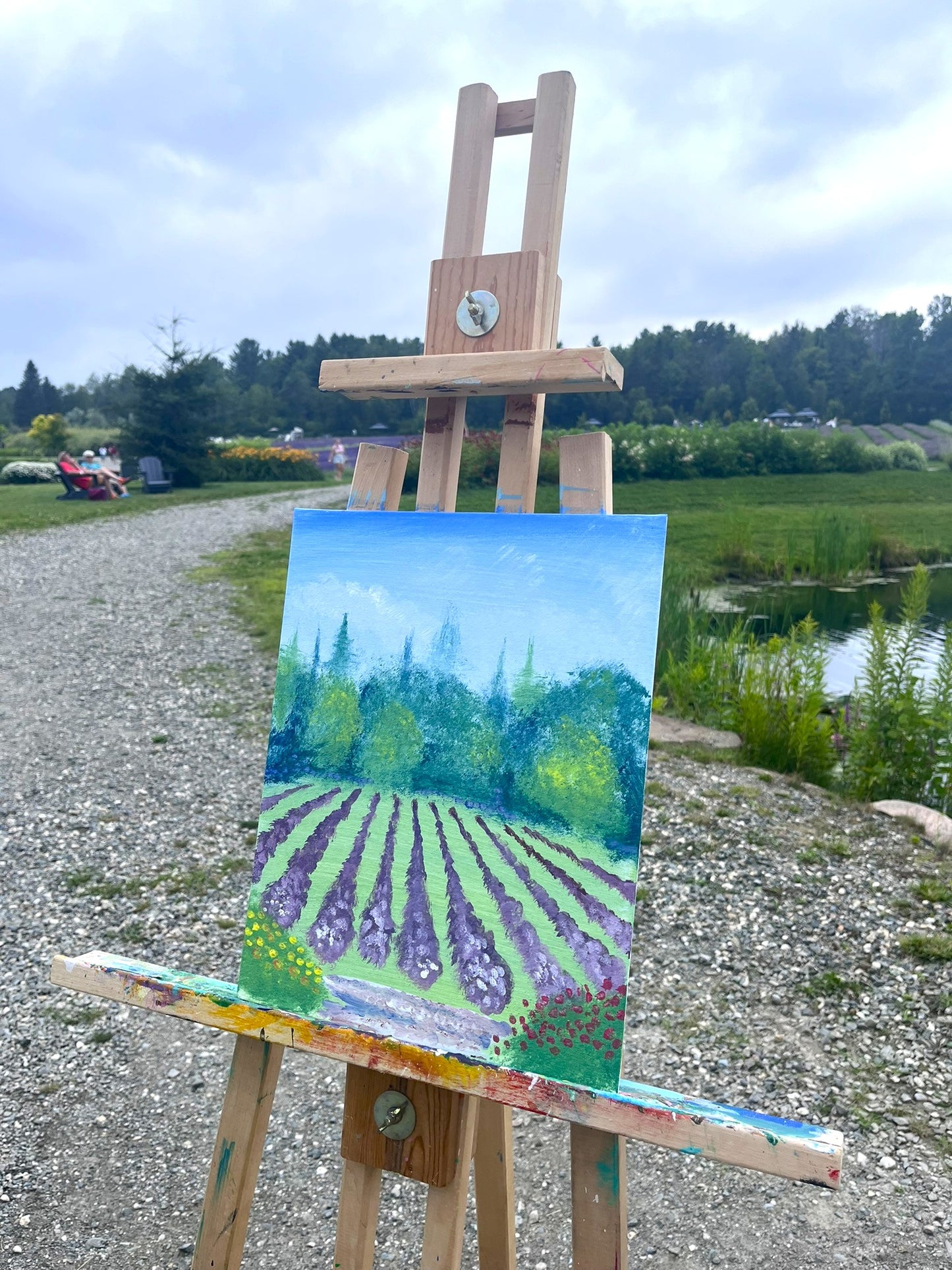 Peinture dans un champ de Lavande🪻Juillet 2026 (liste d'attente)