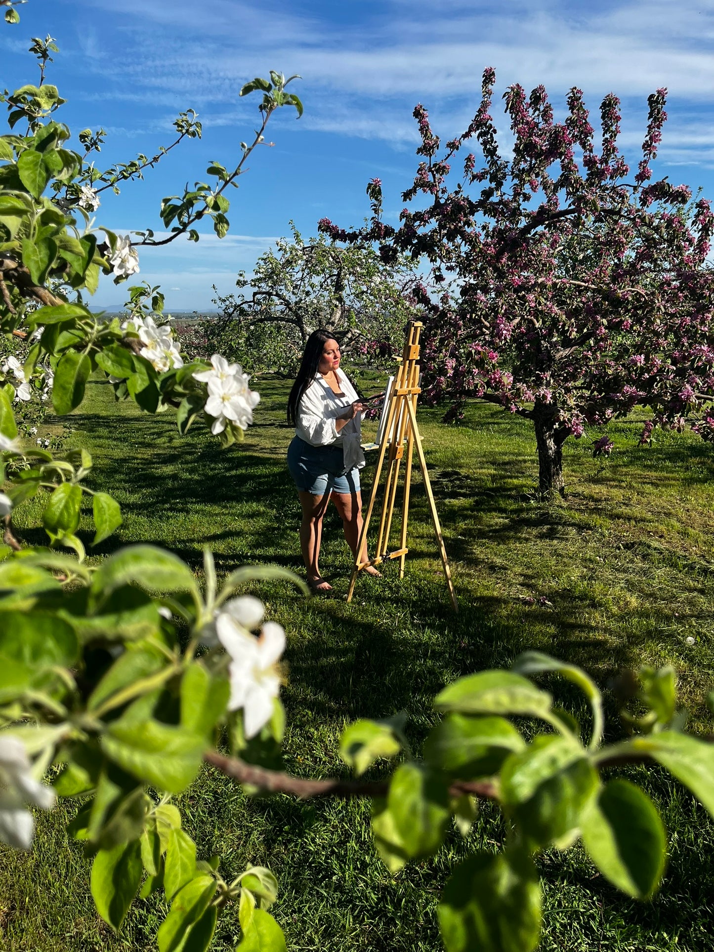 MAI | Peinture dans un Verger en Fleurs🌸(terminé)