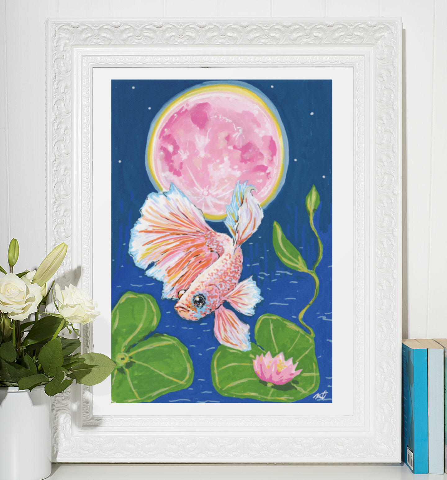 Le Poisson et la Lune Rose