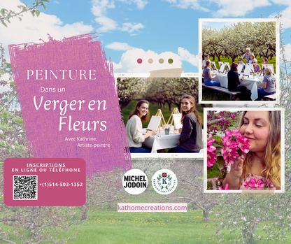 Peinture dans un Verger en Fleurs🌸 Mai 2026 (liste d'attente)