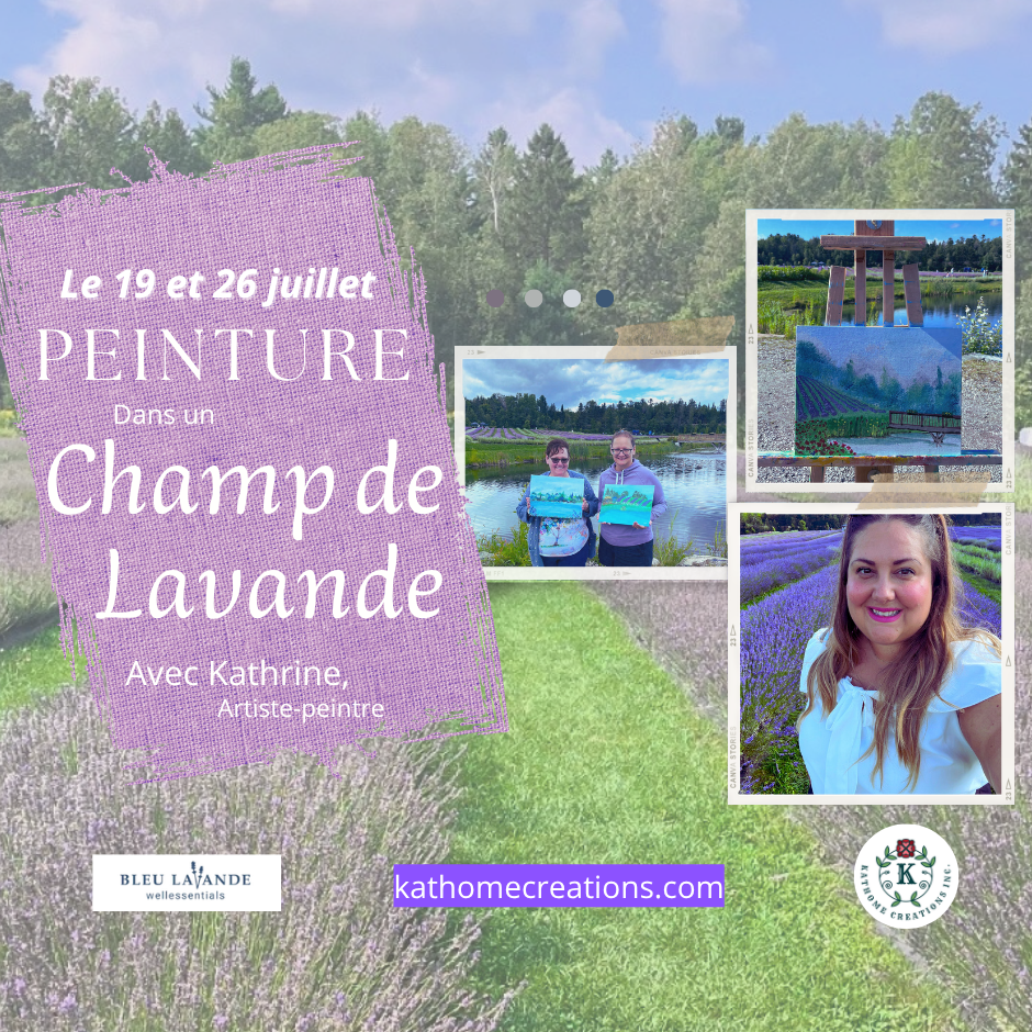 JUILLET 2026 | Peinture dans un champ de Lavande🪻