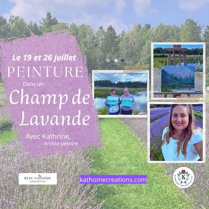 JUILLET 2026 | Peinture dans un champ de Lavande🪻