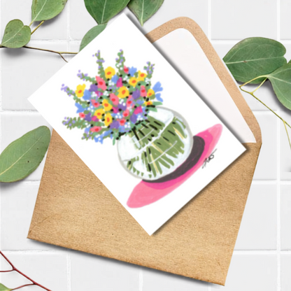 Carte - Pot de fleur