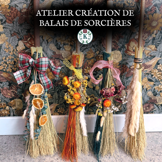 SEPTEMBRE-OCTOBRE 2026 | Atelier Création de balais 🧙🧹- À Venir