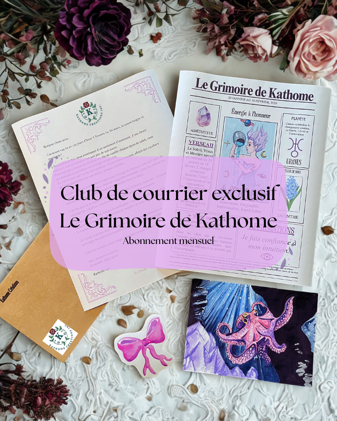 📖Le Grimoire de Kathome – Abonnement mensuel