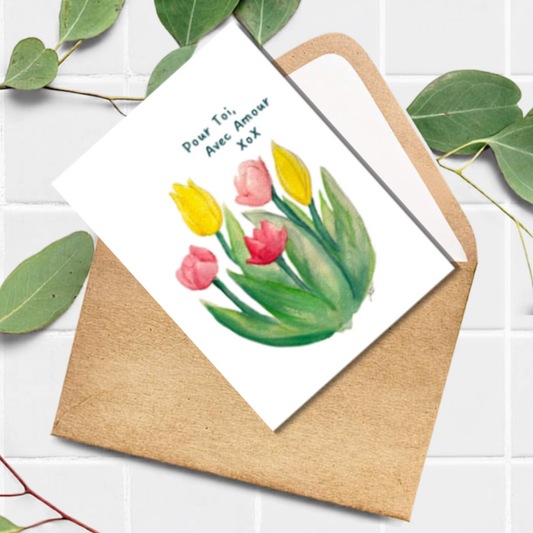 Carte - Tulipes