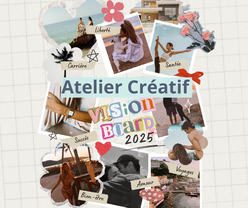 Samedi 18 janvier - Atelier Créatif, Vision Board 2025!