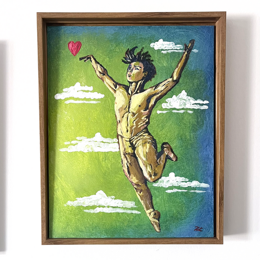 Chérubin - Peinture acrylique 11 x 14''