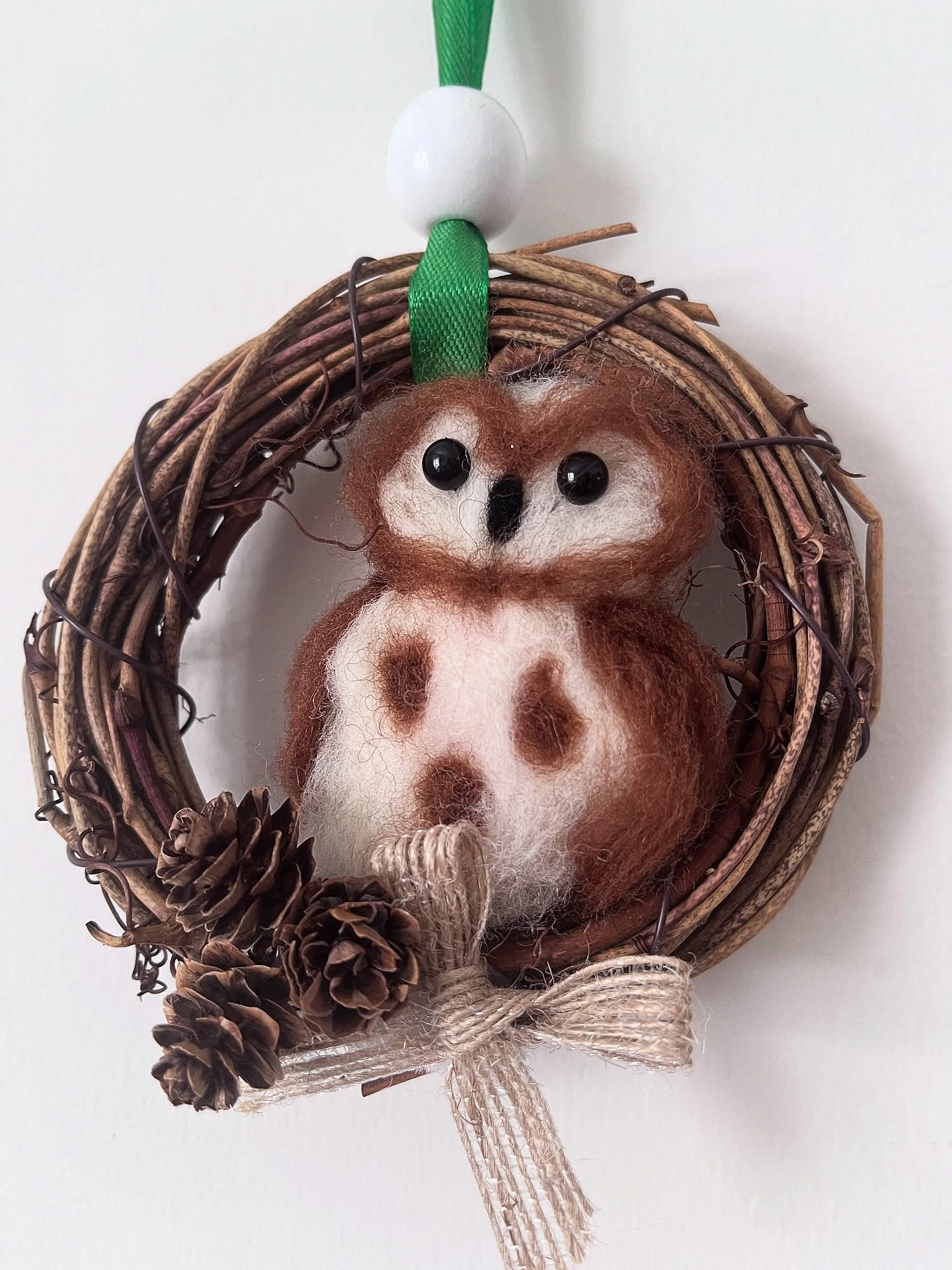 Ornements personnage en laine (Noël)