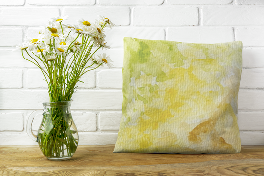 Coussin d'accent jaune - Accent Pillow yellow
