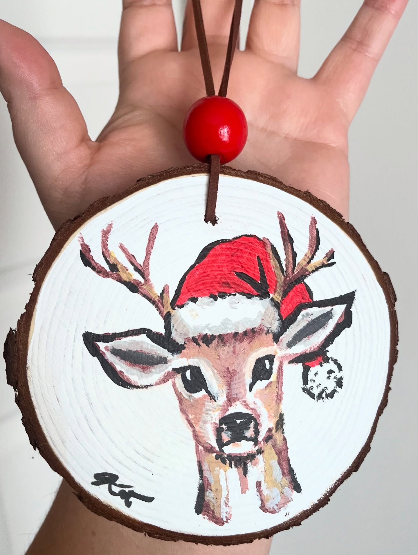 Ornements de bois Noël