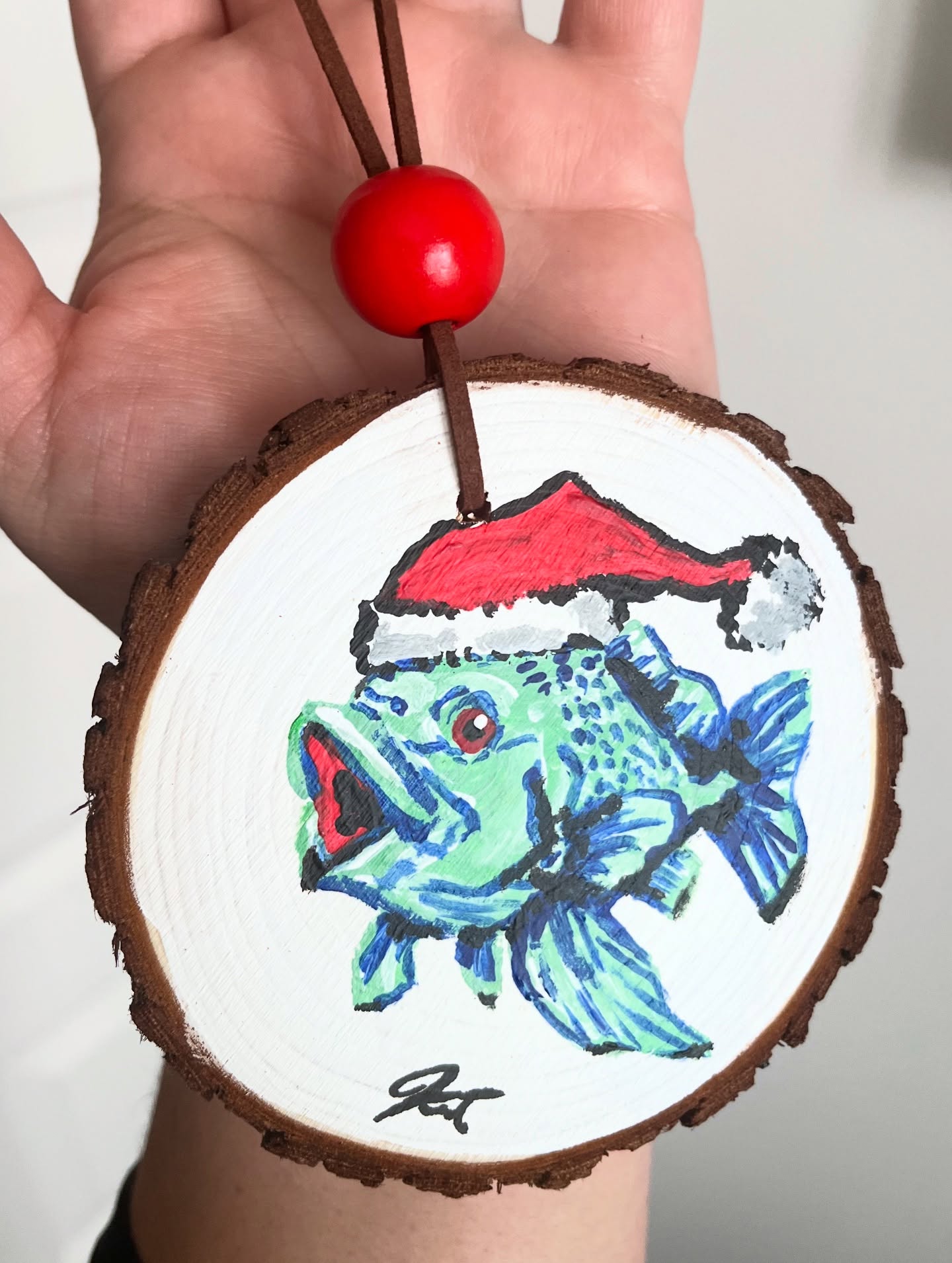 Ornements de bois Noël