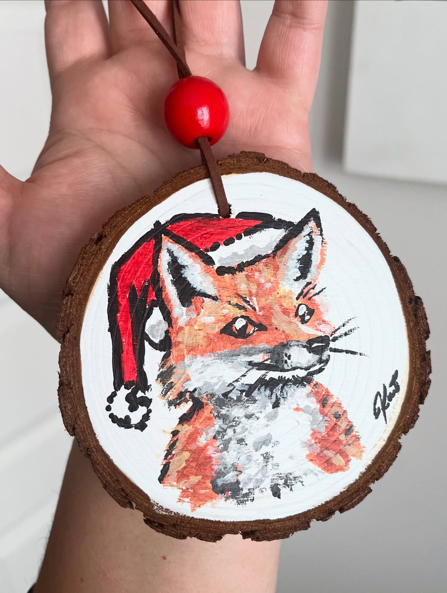 Ornements de bois Noël