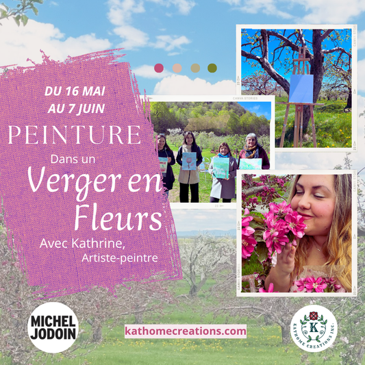 MAI | Peinture dans un Verger en Fleurs🌸