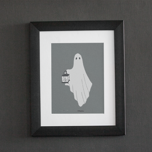 imprimé Fantôme - Ghost Print B&W